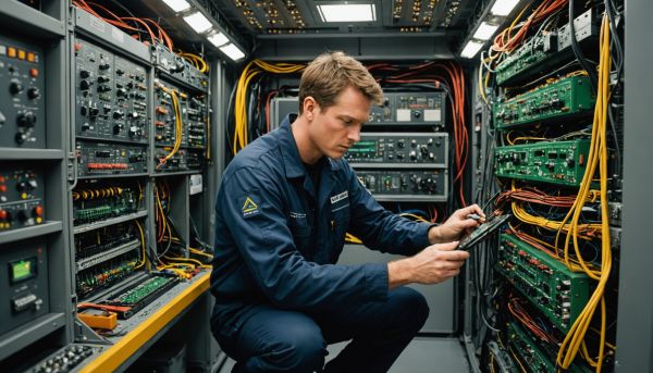 Verification des circuits electriques a bord