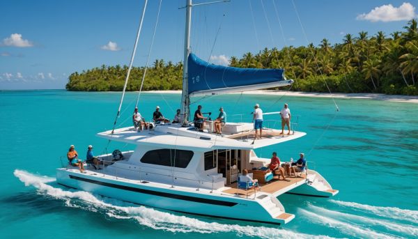 Vie a bord d'un catamarant de location